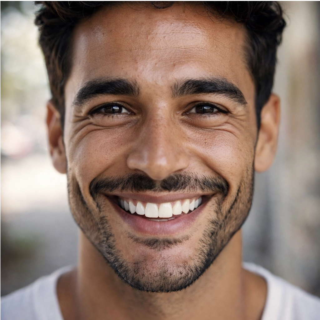 new dark haired man realistic